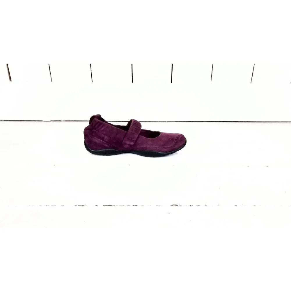 Dansko suede leather mary jane slip on walking shoes Chrissy Kid suede shoes/37 - Picture 7 of 8